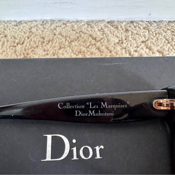 Dior Womens “Les Marquises” Mohotani Cateye Sunglasses w/ original box & case - Picture 6 of 6